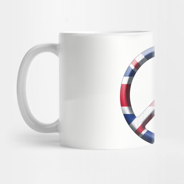 Union Jack Peace Symbol by asaiphoto